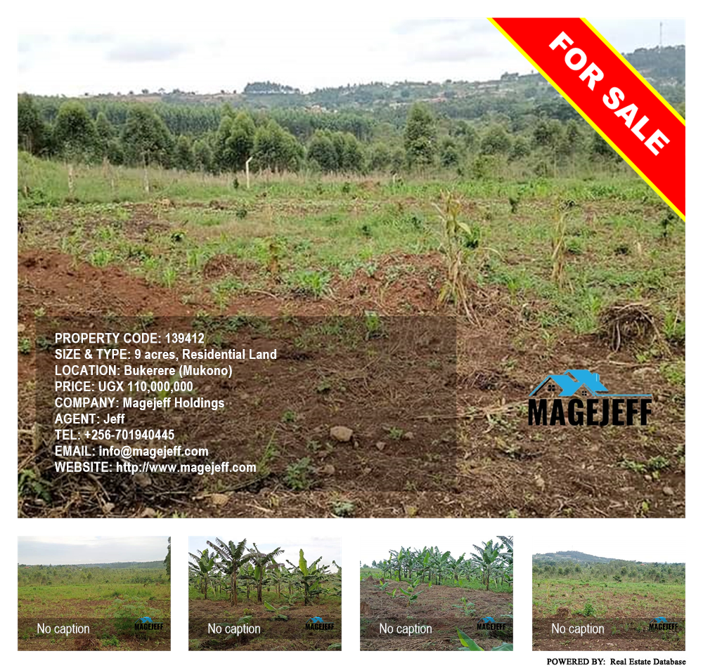 Residential Land  for sale in Bukeelele Mukono Uganda, code: 139412