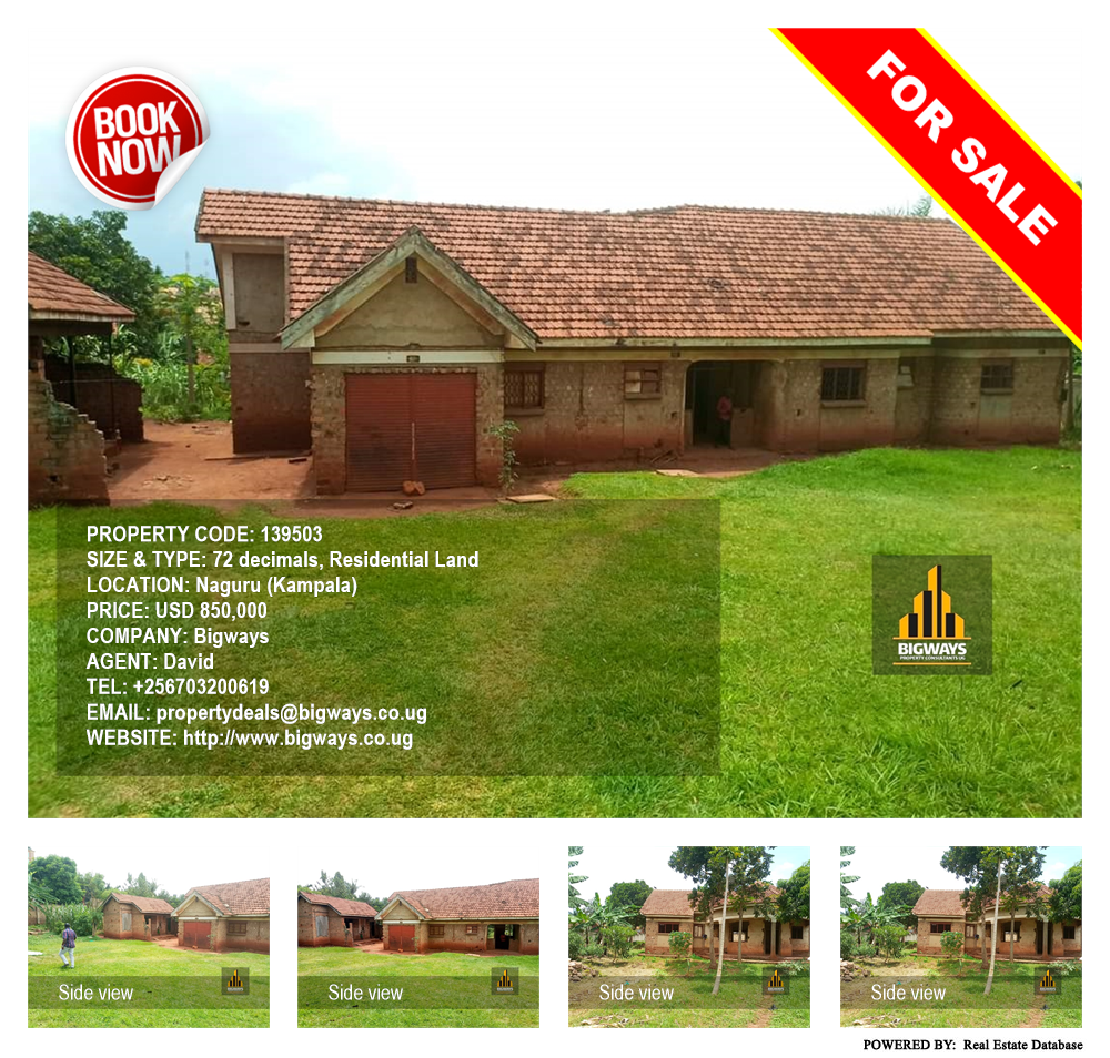 Residential Land  for sale in Naguru Kampala Uganda, code: 139503