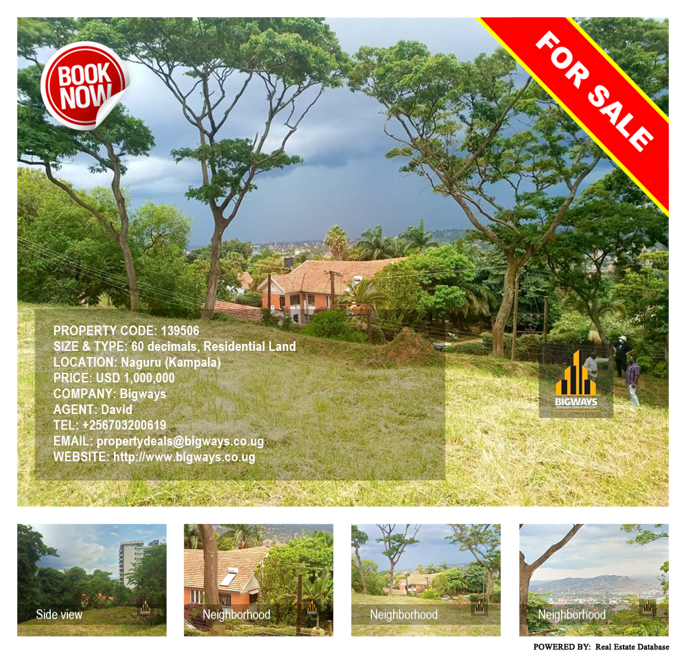 Residential Land  for sale in Naguru Kampala Uganda, code: 139506