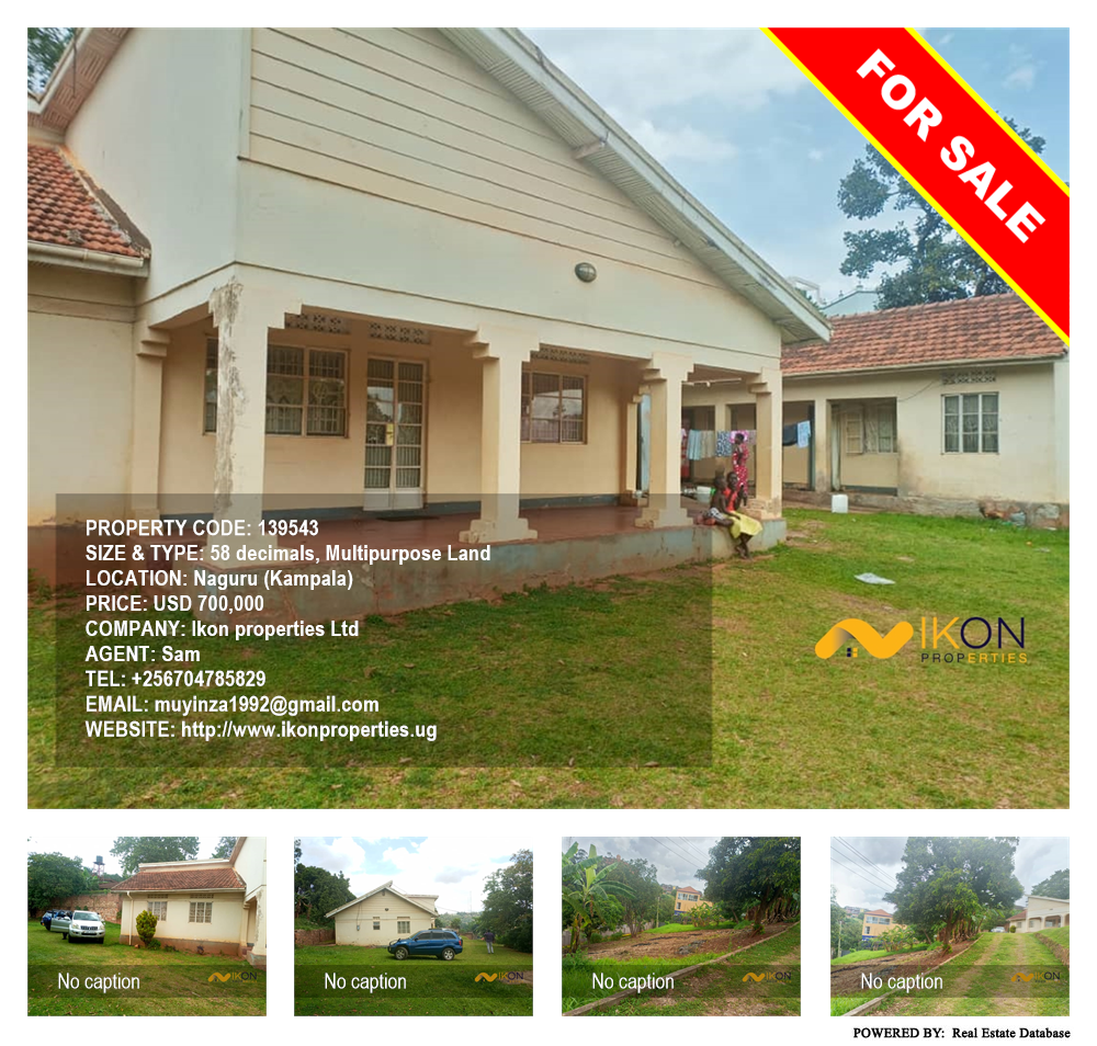 Multipurpose Land  for sale in Naguru Kampala Uganda, code: 139543
