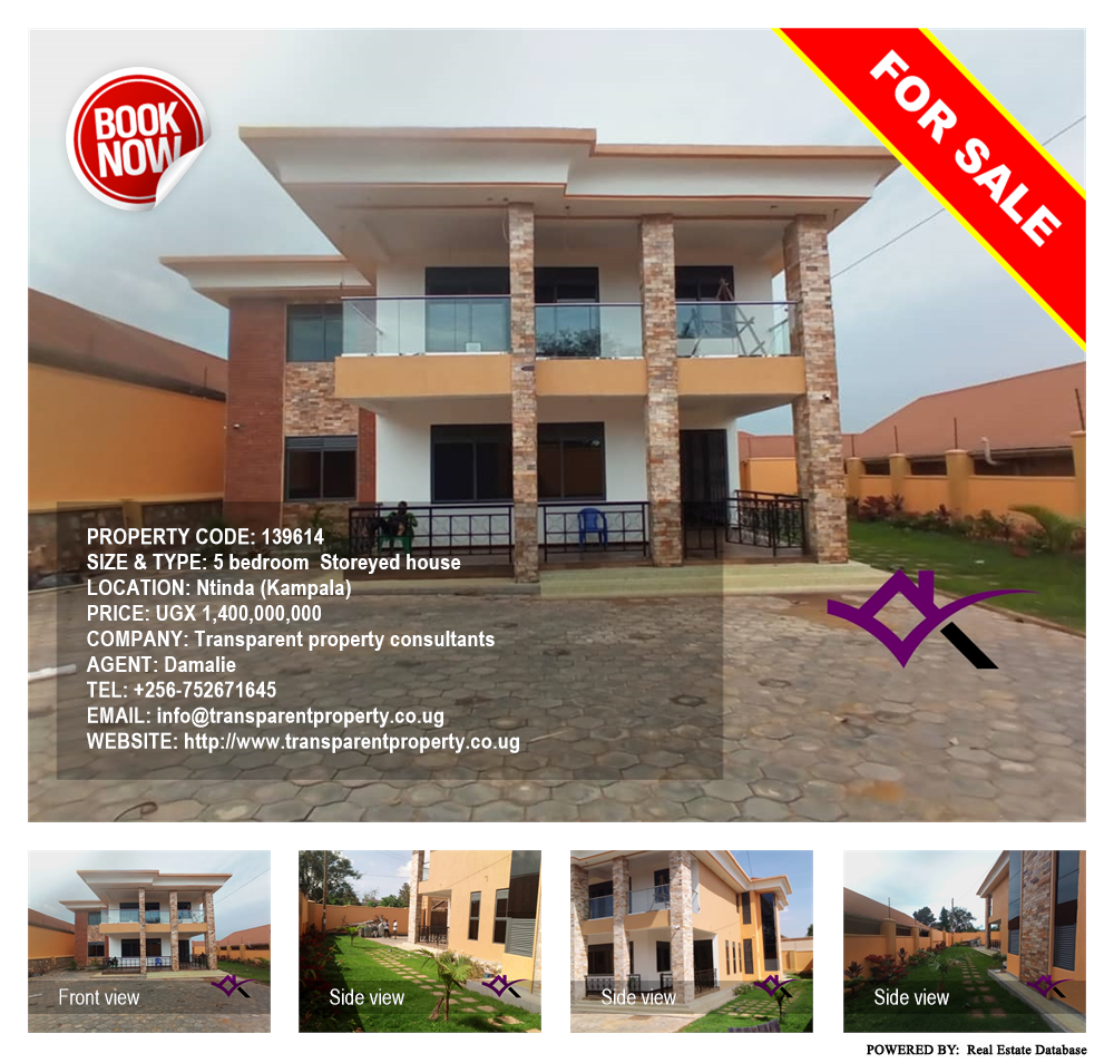 5 bedroom Storeyed house  for sale in Ntinda Kampala Uganda, code: 139614