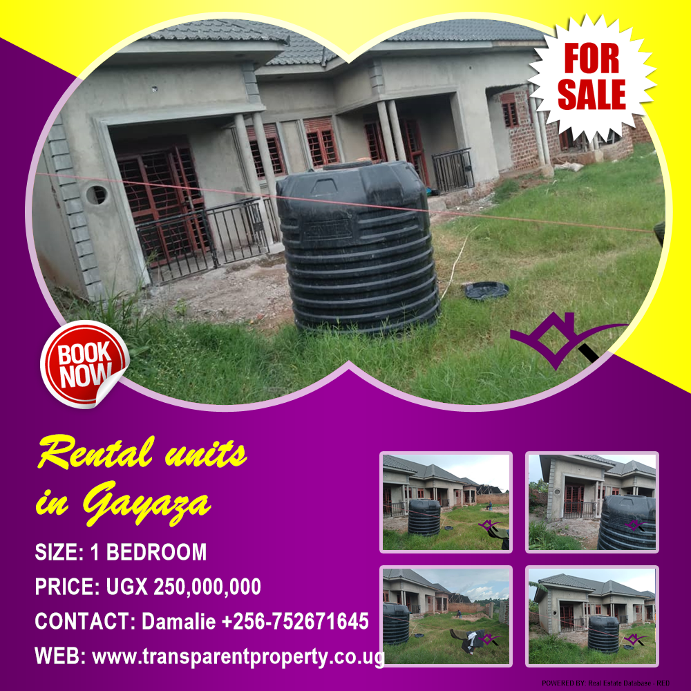1 bedroom Rental units  for sale in Gayaza Wakiso Uganda, code: 139620
