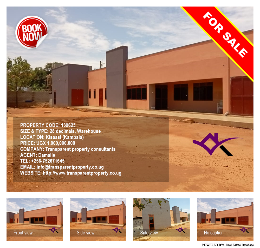Warehouse  for sale in Kisaasi Kampala Uganda, code: 139625