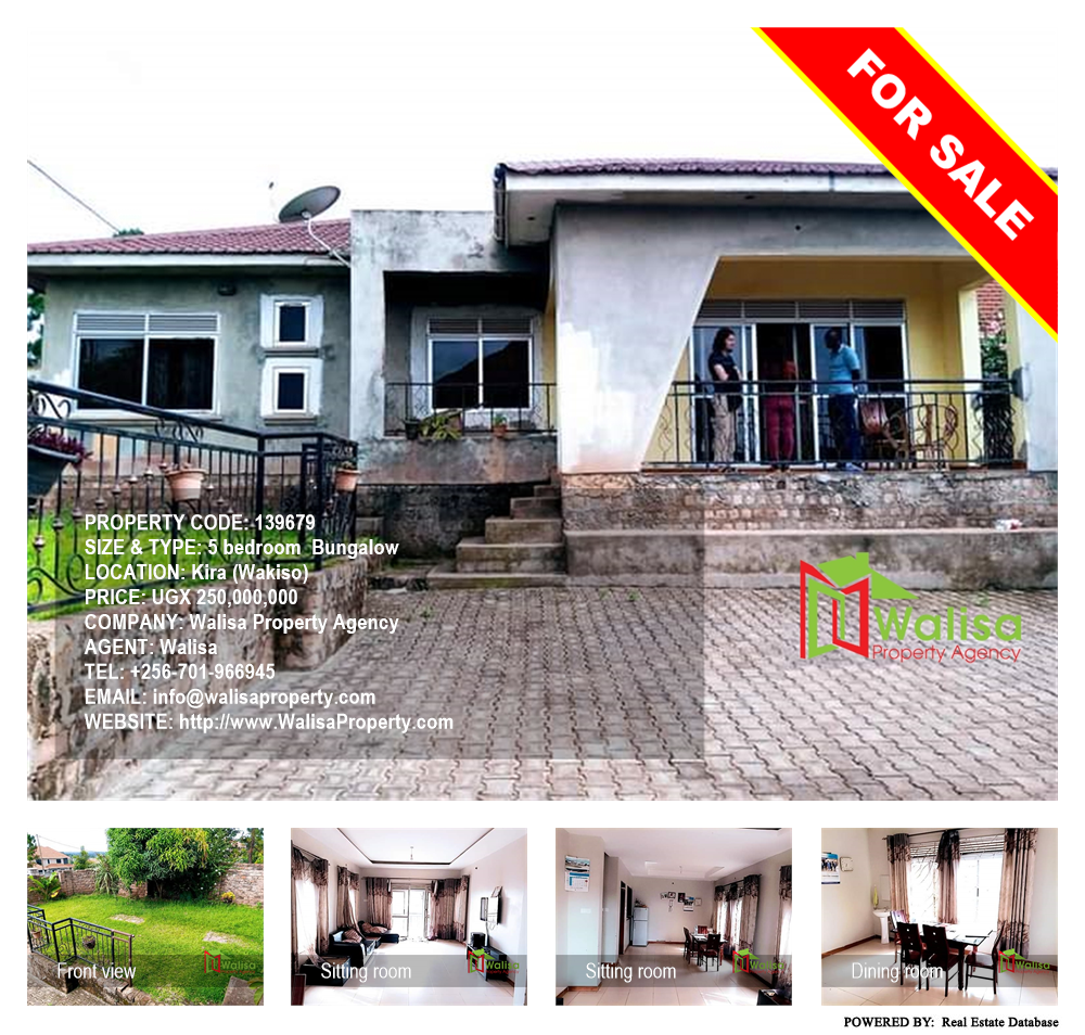 5 bedroom Bungalow  for sale in Kira Wakiso Uganda, code: 139679