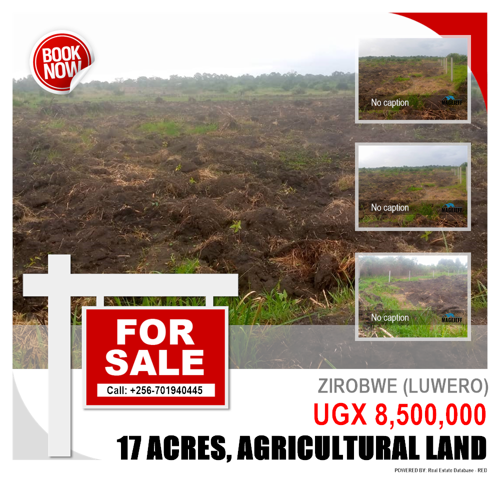 Agricultural Land  for sale in Ziloobwe Luweero Uganda, code: 139759