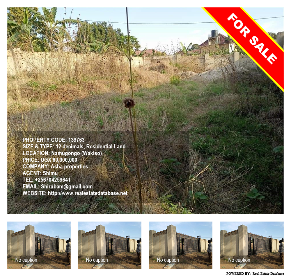 Residential Land  for sale in Namugongo Wakiso Uganda, code: 139763