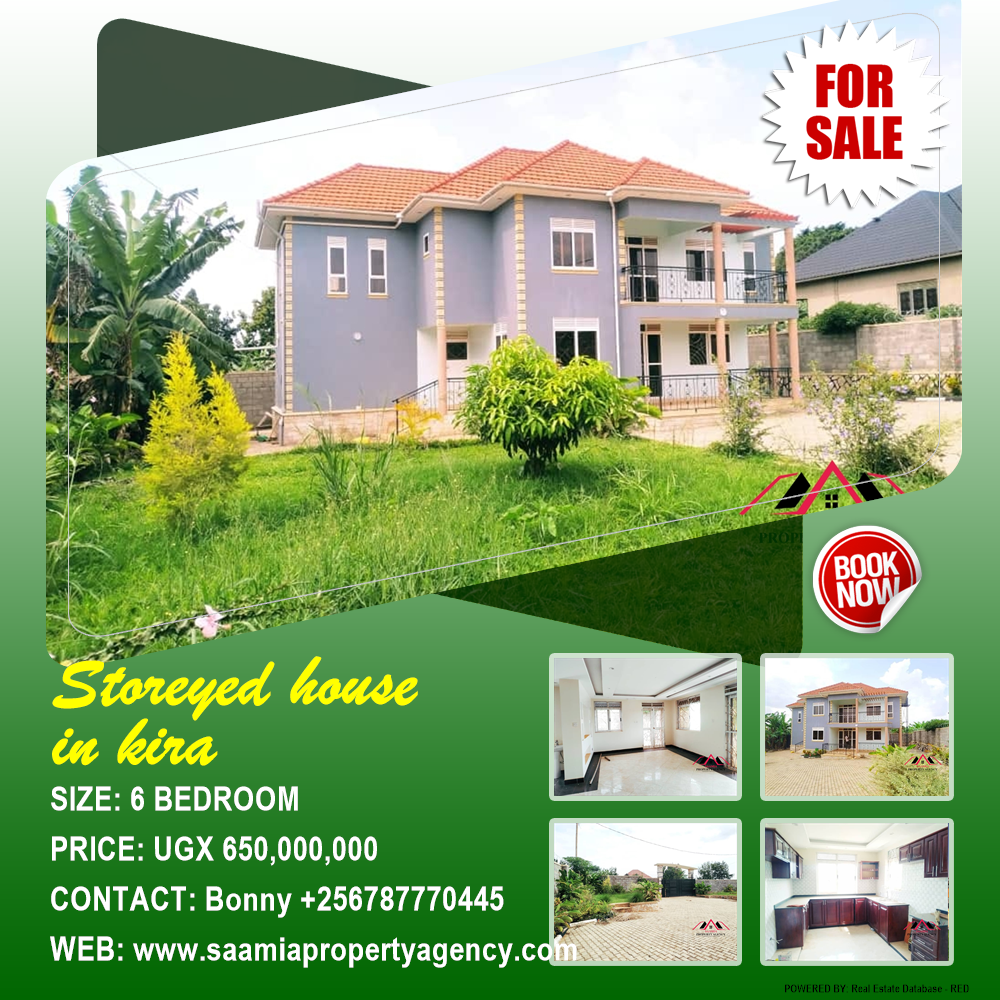 6 bedroom Storeyed house  for sale in Kira Wakiso Uganda, code: 139781