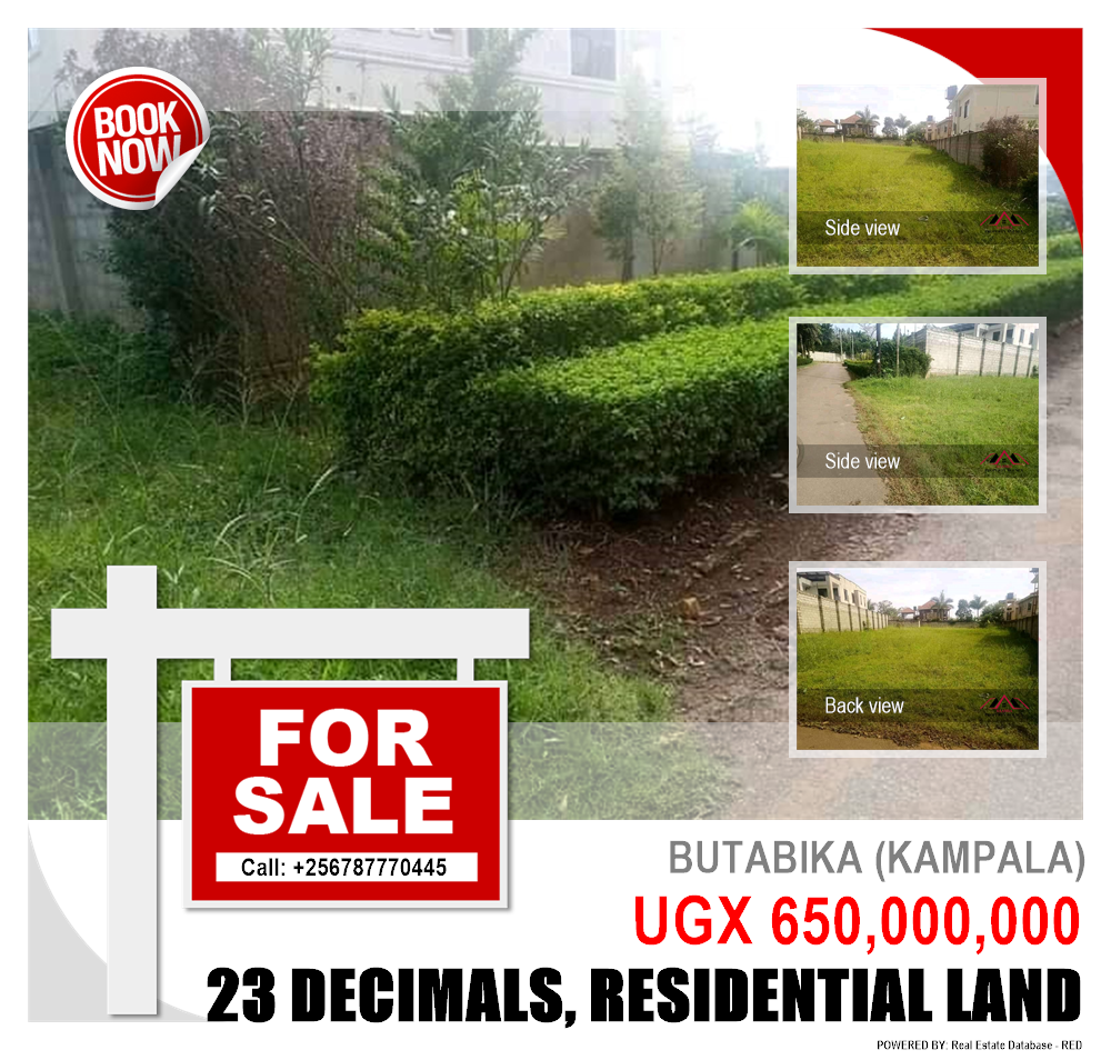 Residential Land  for sale in Butabika Kampala Uganda, code: 139799