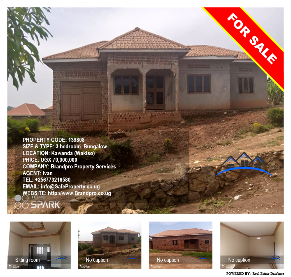 3 bedroom Bungalow  for sale in Kawanda Wakiso Uganda, code: 139808
