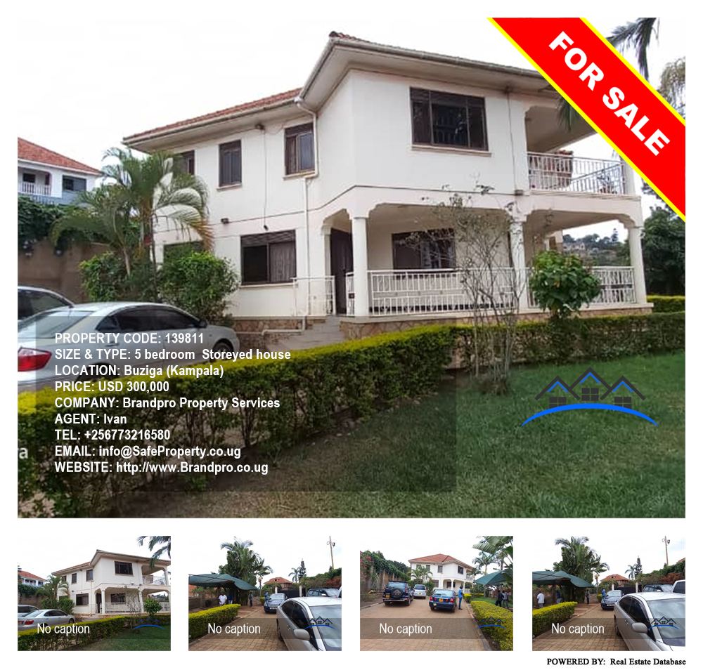 5 bedroom Storeyed house  for sale in Buziga Kampala Uganda, code: 139811
