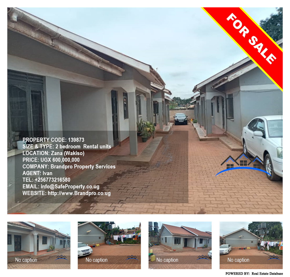 2 bedroom Rental units  for sale in Zana Wakiso Uganda, code: 139873