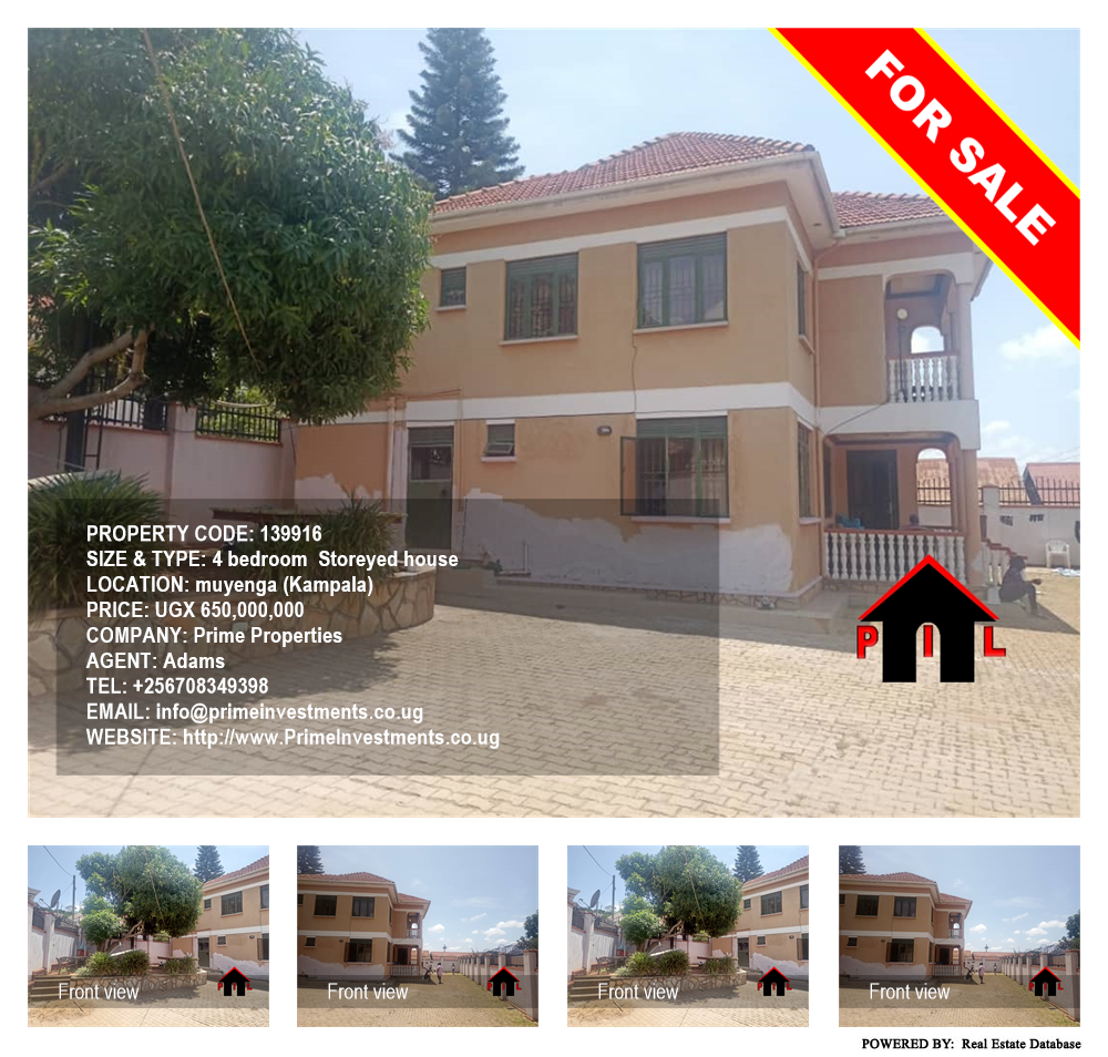4 bedroom Storeyed house  for sale in Muyenga Kampala Uganda, code: 139916