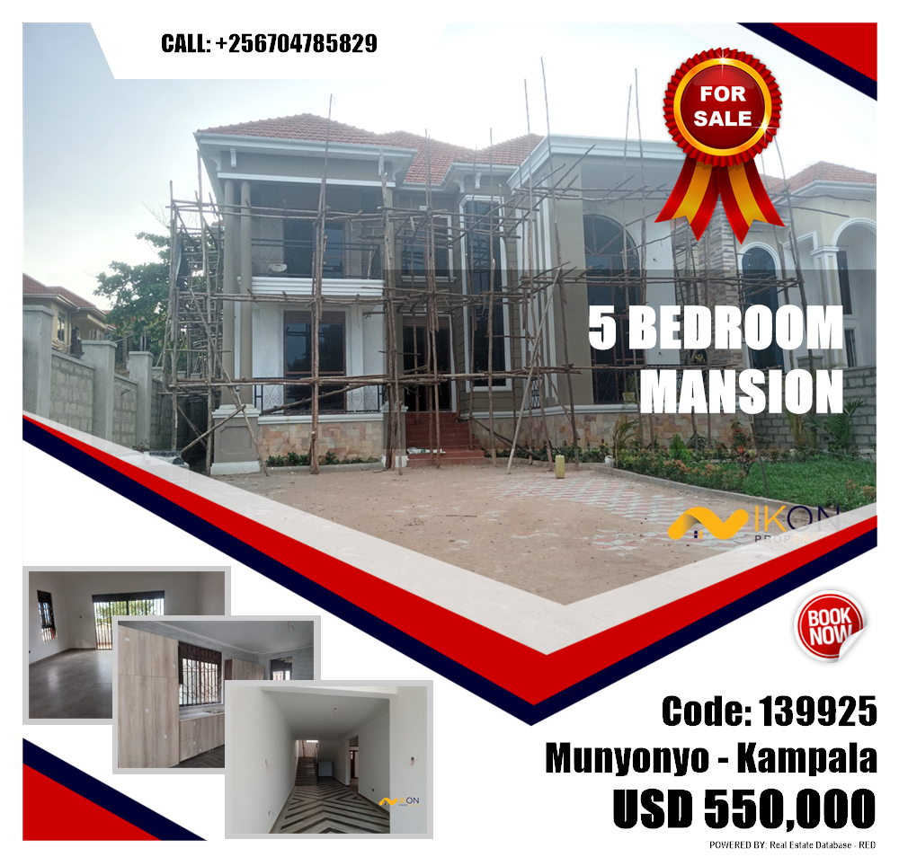 5 bedroom Mansion  for sale in Munyonyo Kampala Uganda, code: 139925