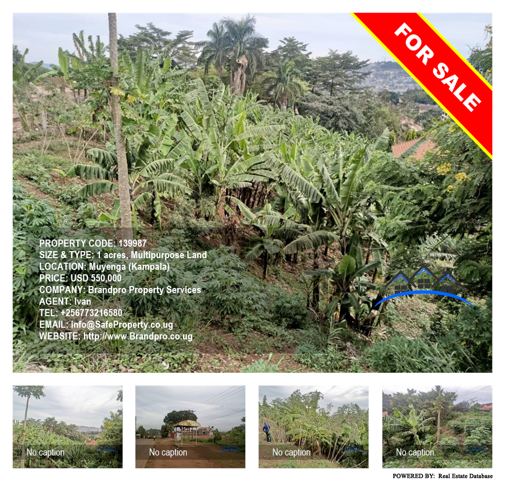 Multipurpose Land  for sale in Muyenga Kampala Uganda, code: 139987