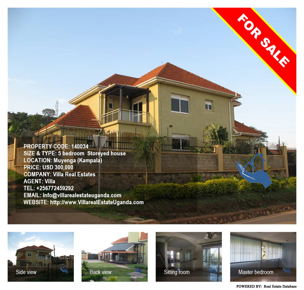 5 bedroom Storeyed house  for sale in Muyenga Kampala Uganda, code: 140034