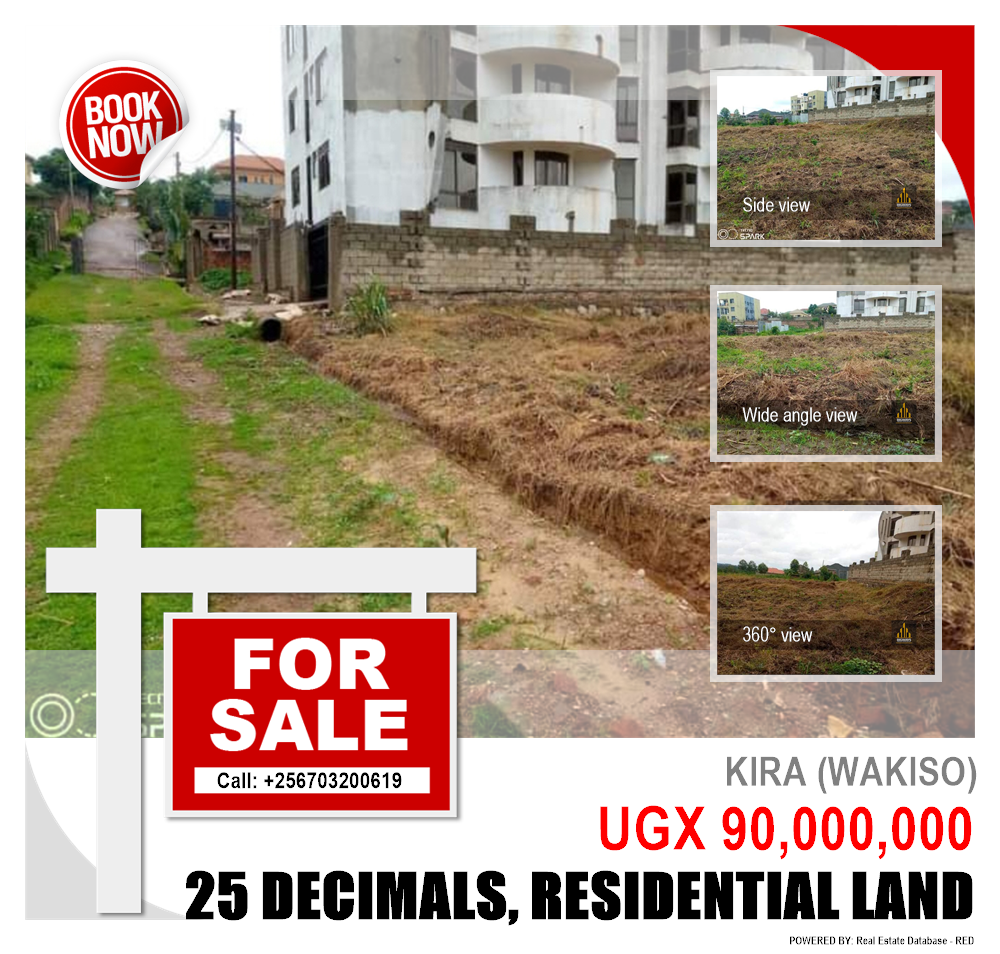 Residential Land  for sale in Kira Wakiso Uganda, code: 140042