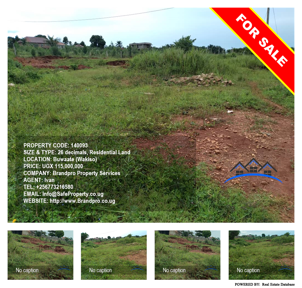 Residential Land  for sale in Buwaate Wakiso Uganda, code: 140093