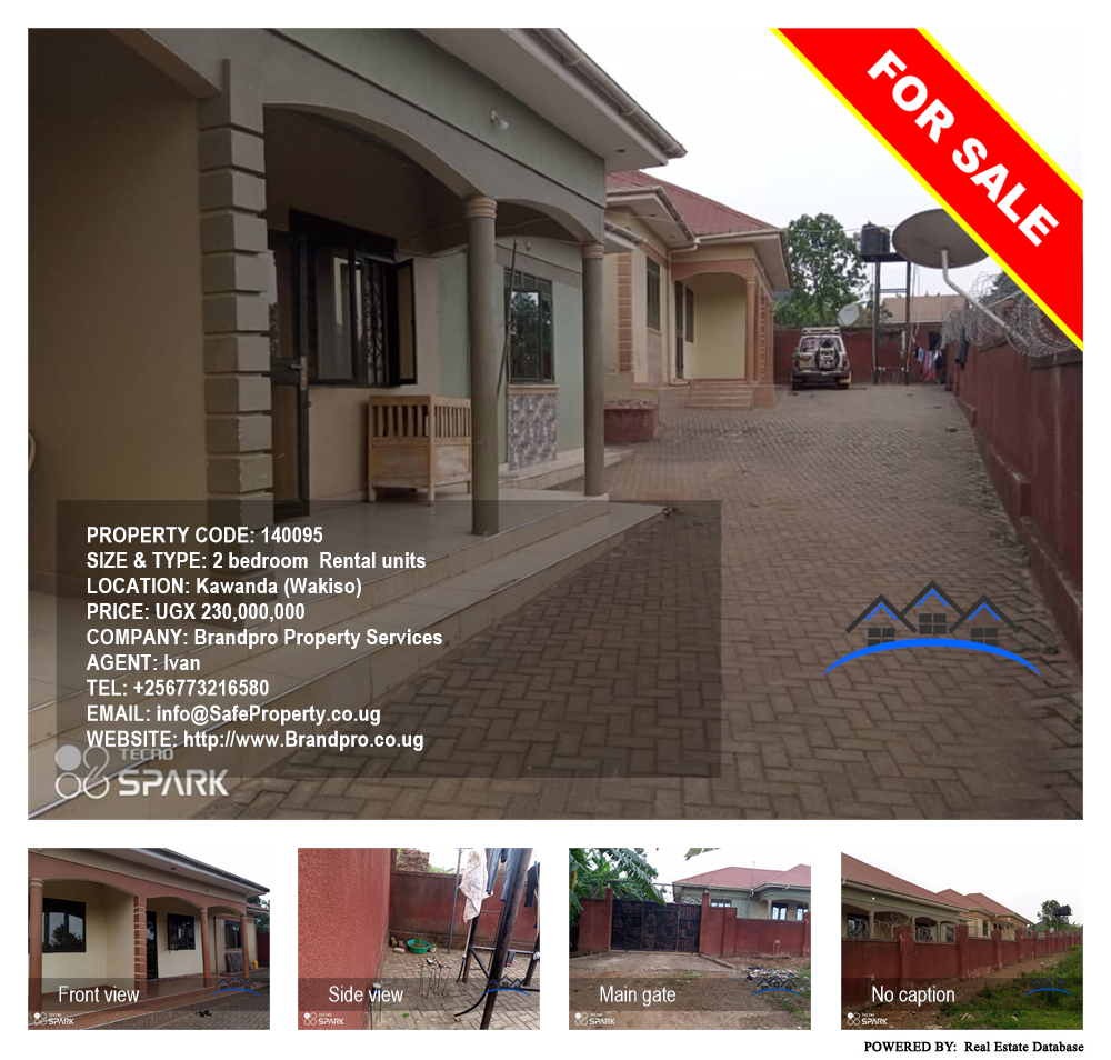 2 bedroom Rental units  for sale in Kawanda Wakiso Uganda, code: 140095