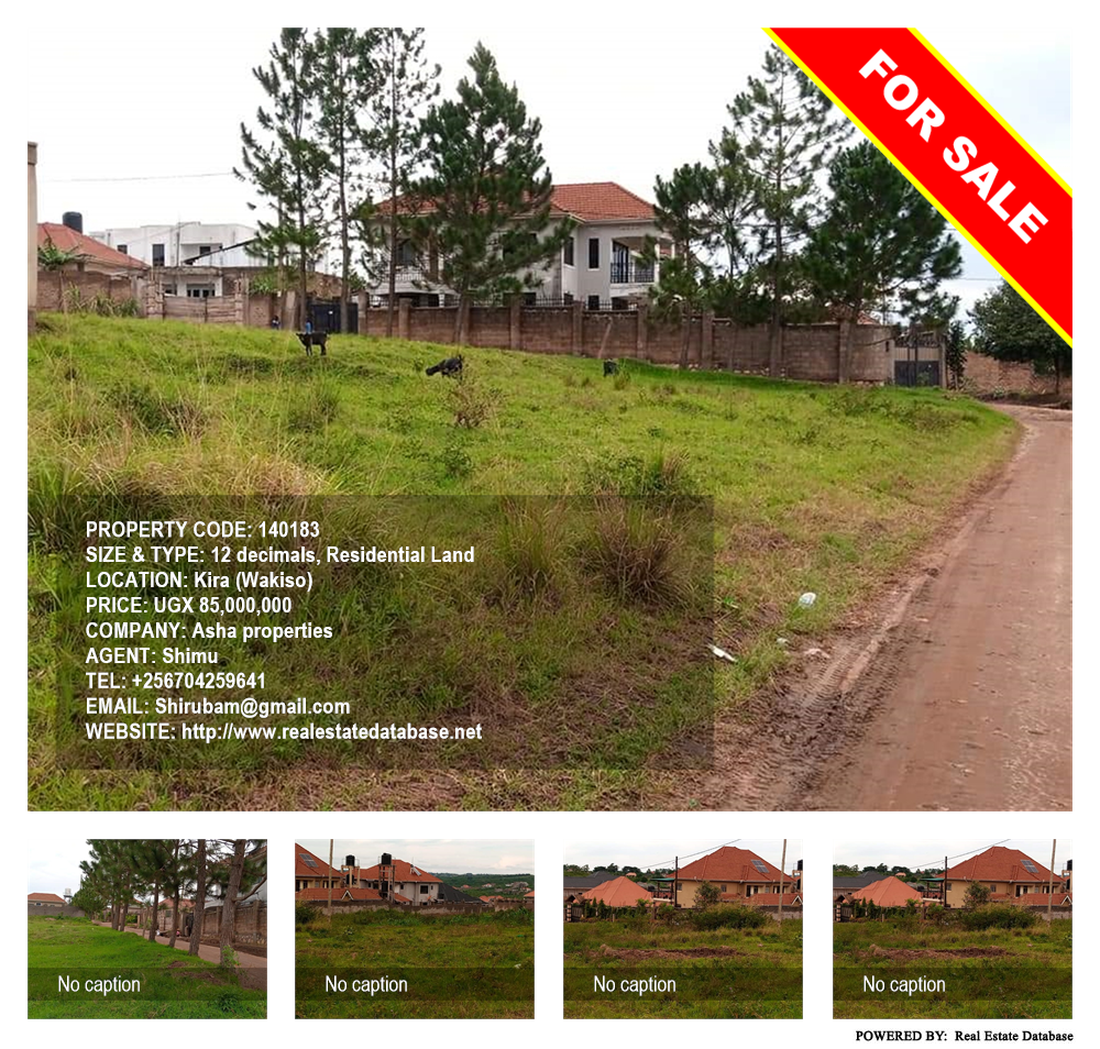 Residential Land  for sale in Kira Wakiso Uganda, code: 140183