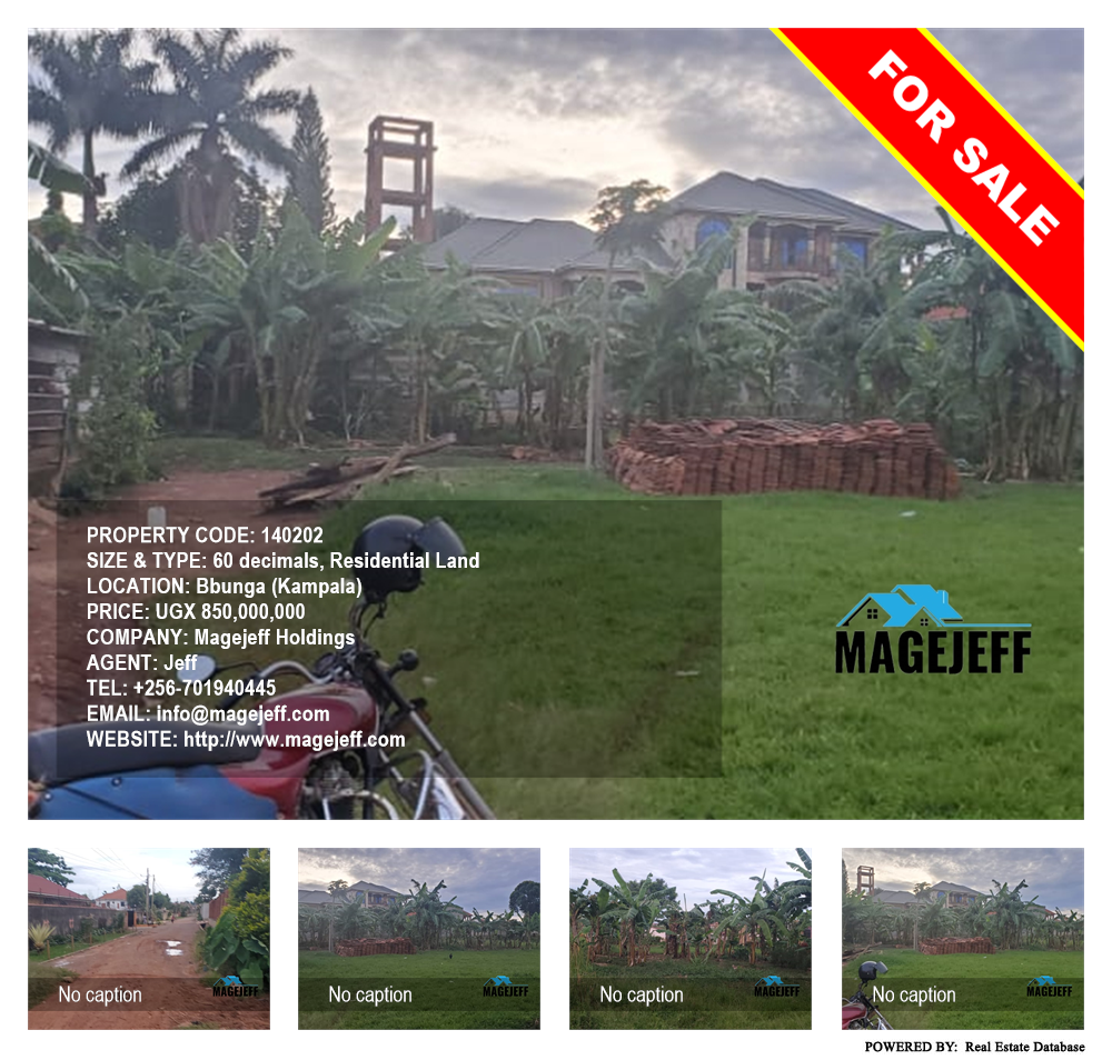 Residential Land  for sale in Bbunga Kampala Uganda, code: 140202