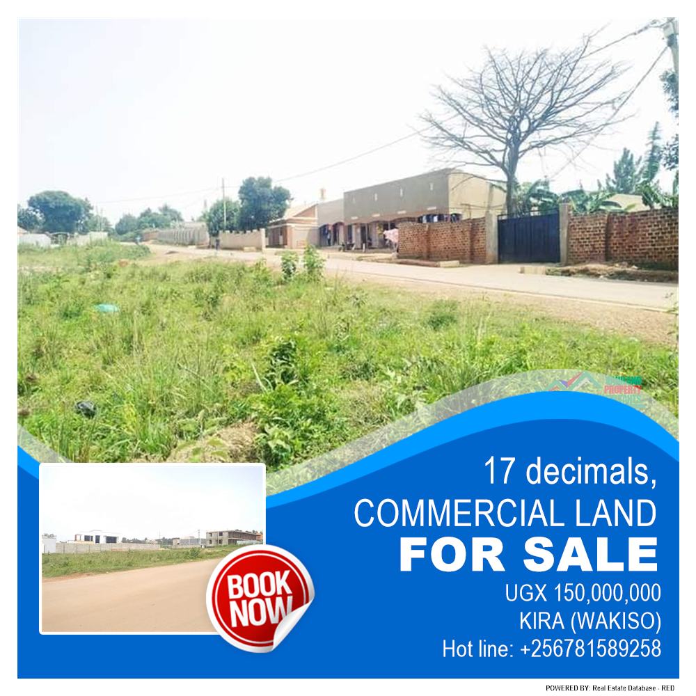 Commercial Land  for sale in Kira Wakiso Uganda, code: 140255