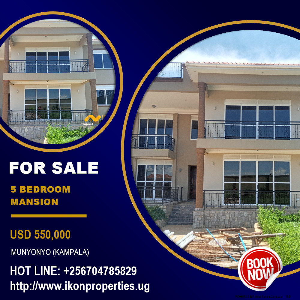 5 bedroom Mansion  for sale in Munyonyo Kampala Uganda, code: 140264