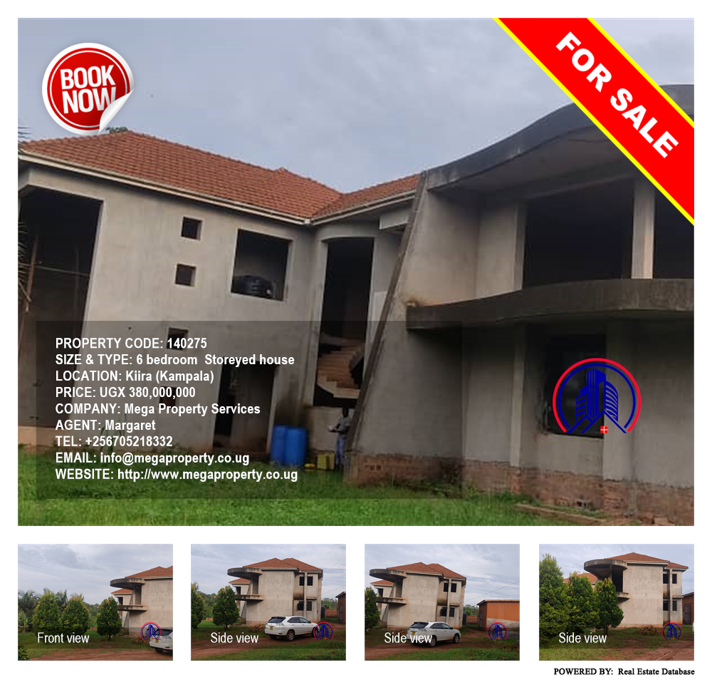 6 bedroom Storeyed house  for sale in Kiira Kampala Uganda, code: 140275