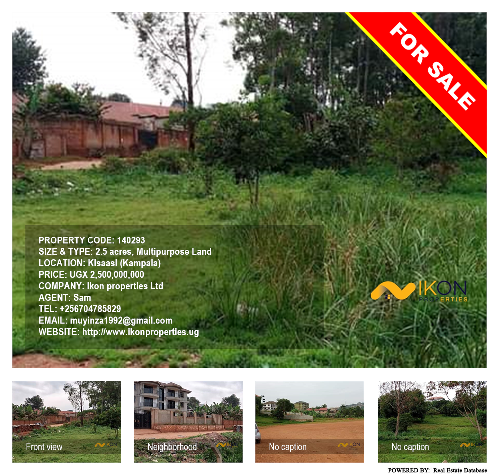 Multipurpose Land  for sale in Kisaasi Kampala Uganda, code: 140293