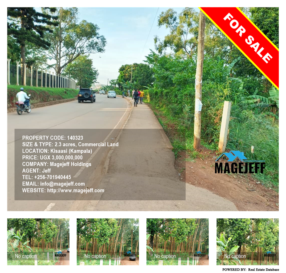 Commercial Land  for sale in Kisaasi Kampala Uganda, code: 140323