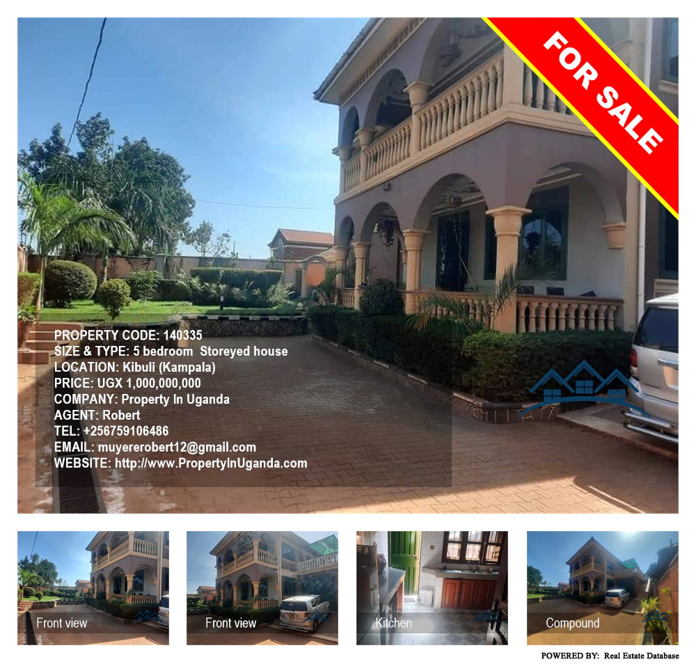 5 bedroom Storeyed house  for sale in Kibuli Kampala Uganda, code: 140335