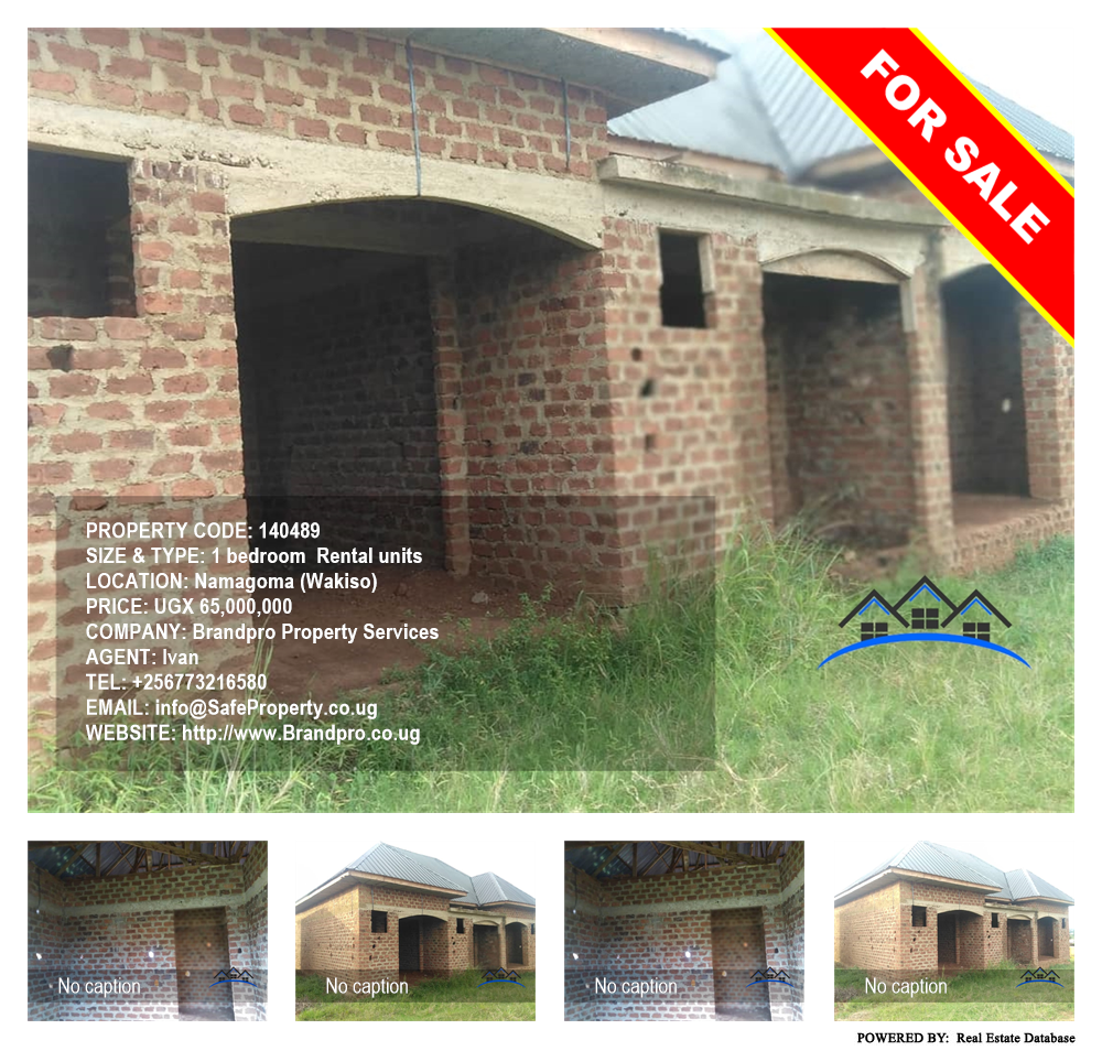 1 bedroom Rental units  for sale in Namagoma Wakiso Uganda, code: 140489