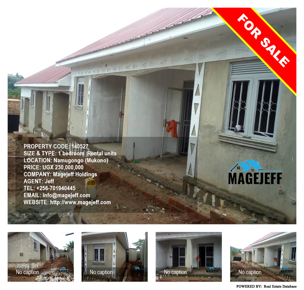 1 bedroom Rental units  for sale in Namugongo Mukono Uganda, code: 140527
