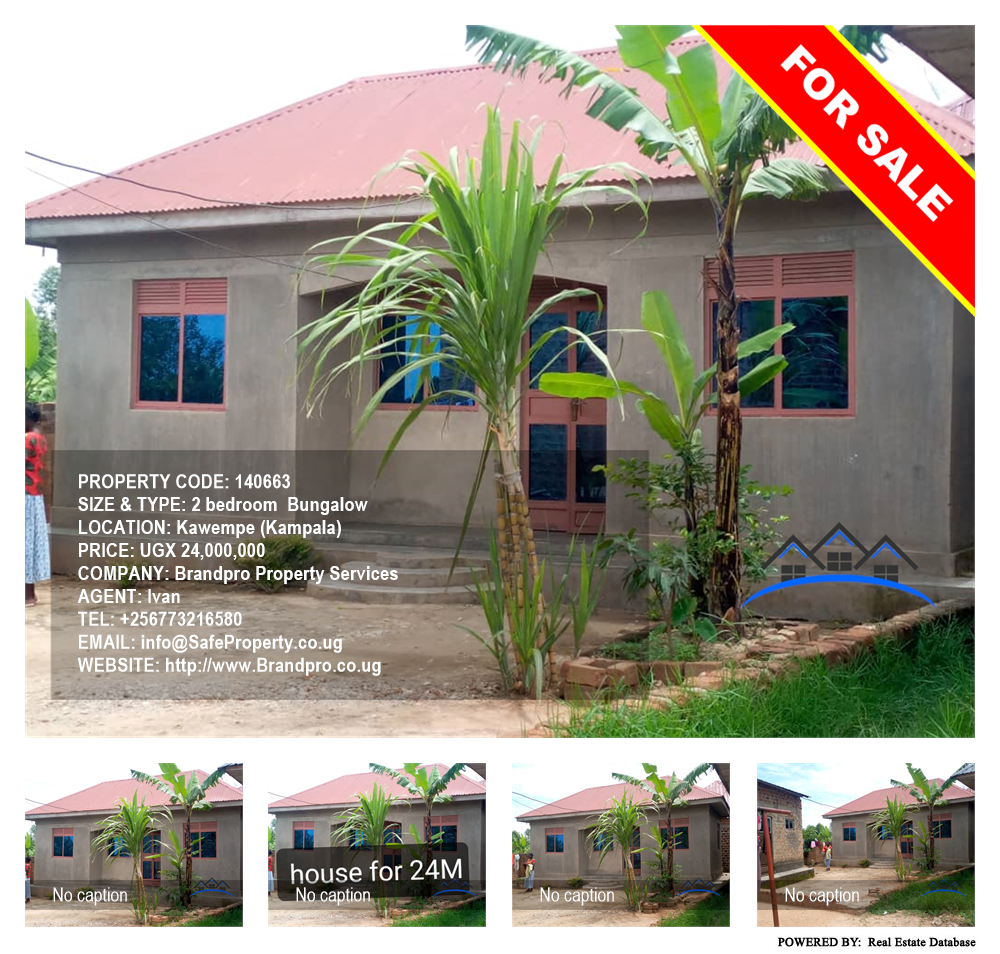 2 bedroom Bungalow  for sale in Kawempe Kampala Uganda, code: 140663