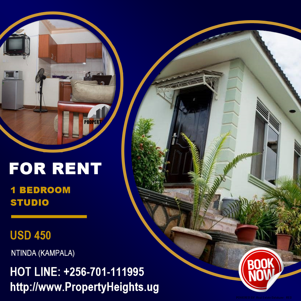 1 bedroom Studio  for rent in Ntinda Kampala Uganda, code: 140673