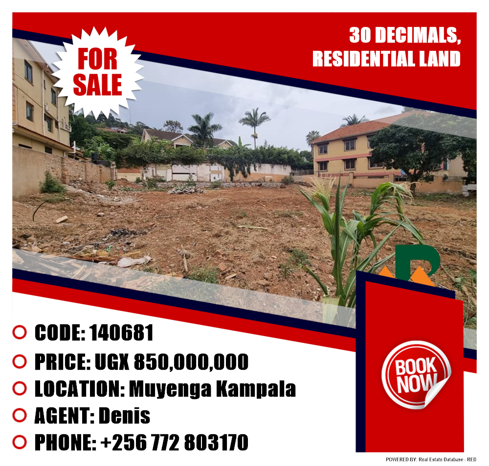 Residential Land  for sale in Muyenga Kampala Uganda, code: 140681