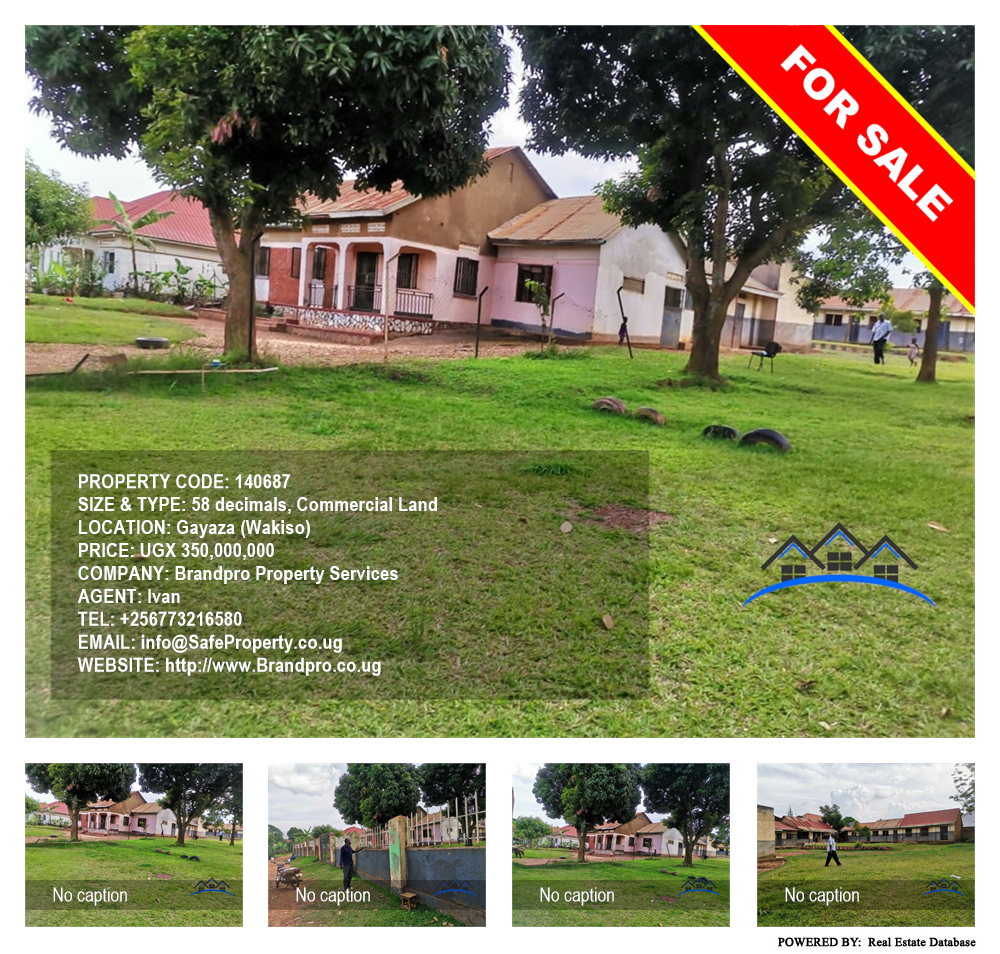 Commercial Land  for sale in Gayaza Wakiso Uganda, code: 140687