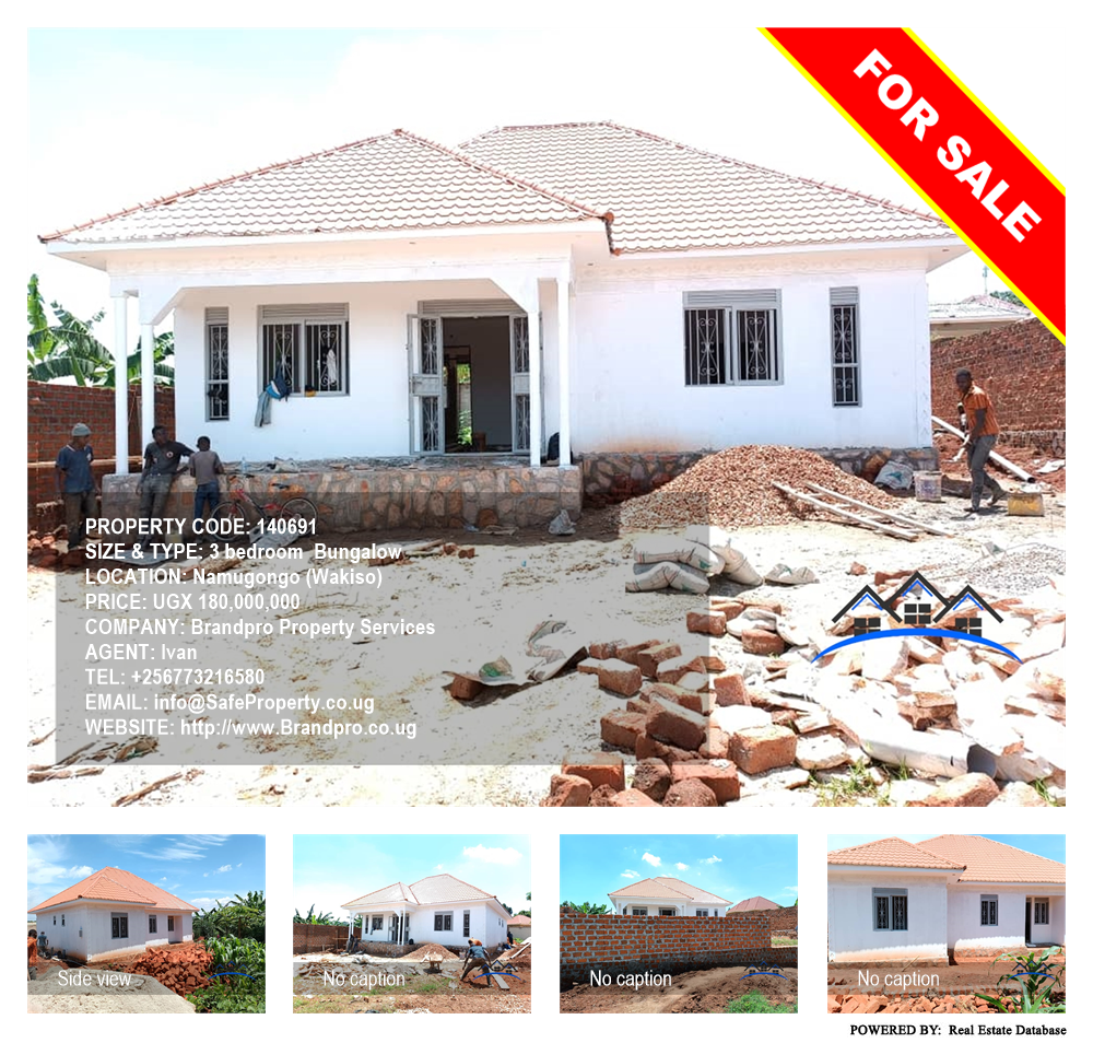 3 bedroom Bungalow  for sale in Namugongo Wakiso Uganda, code: 140691