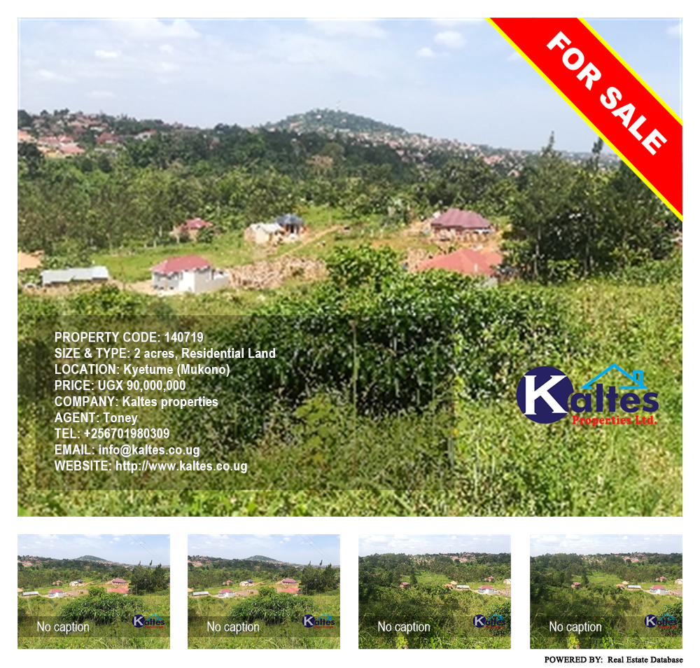 Residential Land  for sale in Kyetume Mukono Uganda, code: 140719