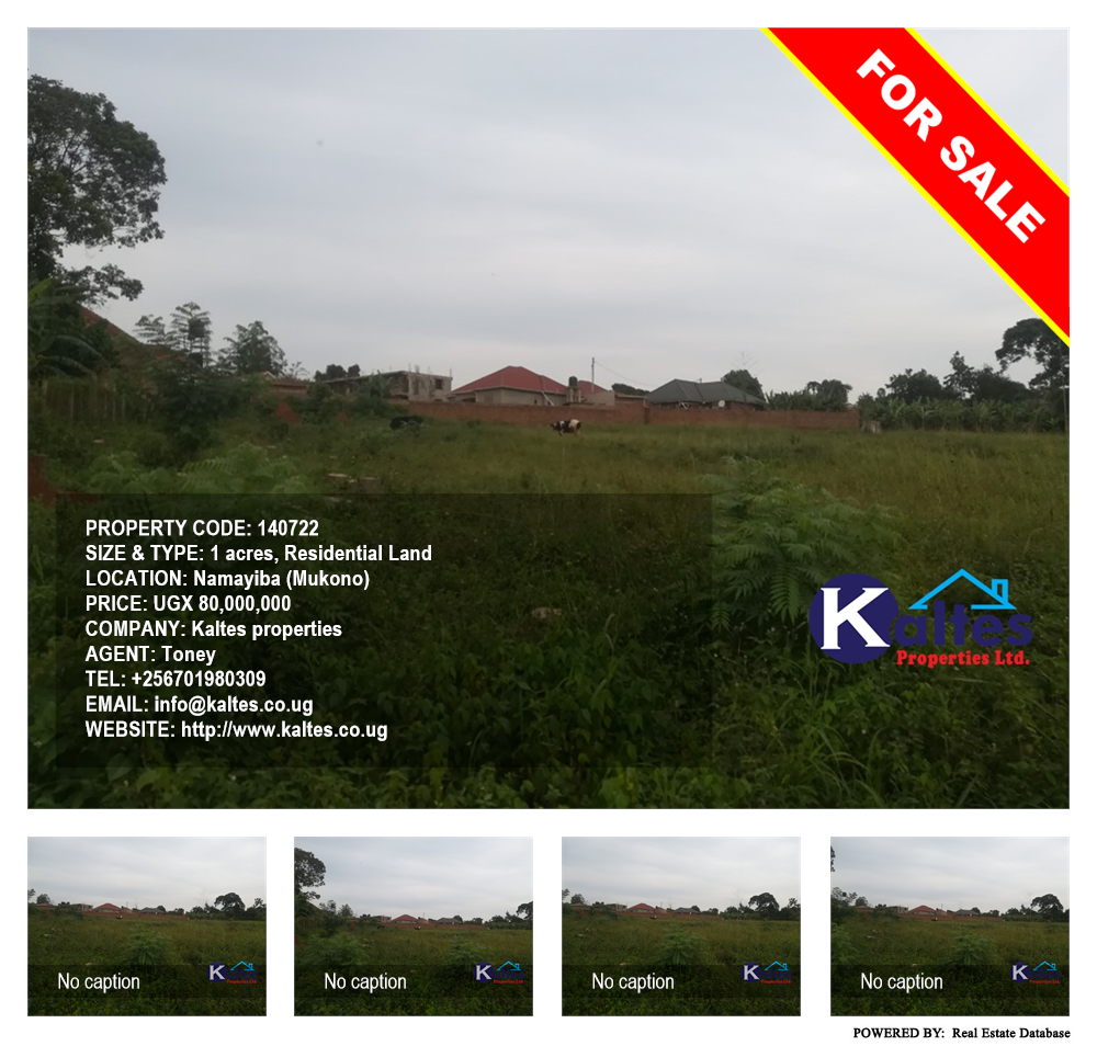 Residential Land  for sale in Namayiba Mukono Uganda, code: 140722