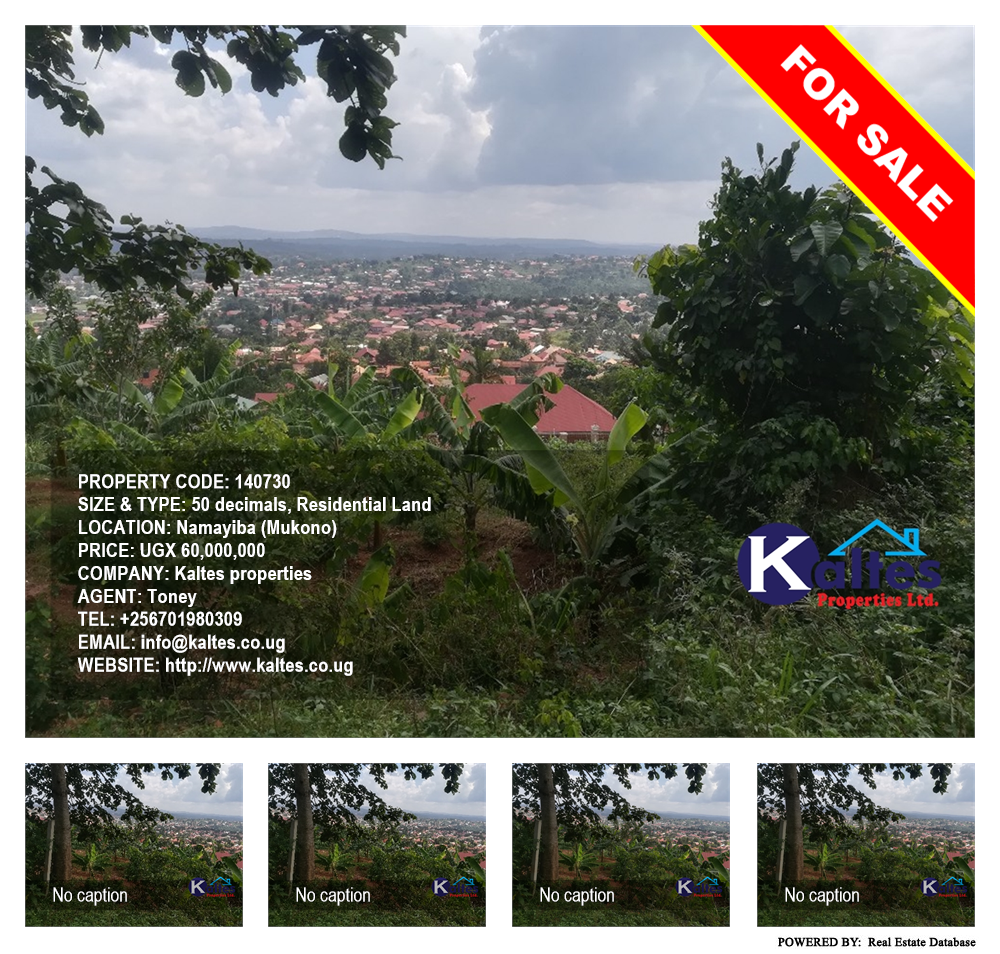 Residential Land  for sale in Namayiba Mukono Uganda, code: 140730