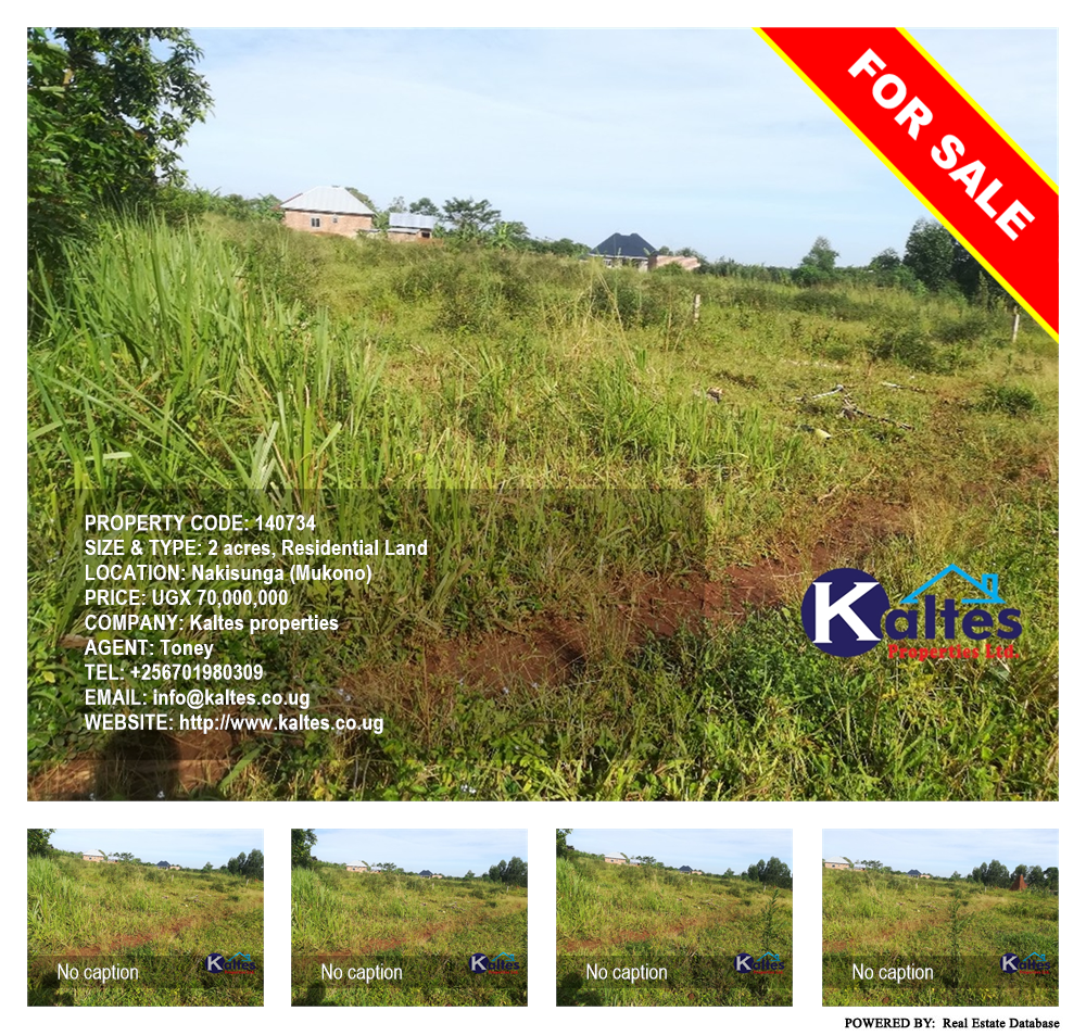 Residential Land  for sale in Nakisunga Mukono Uganda, code: 140734