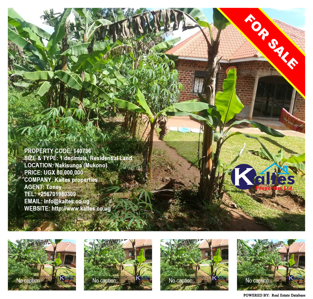 Residential Land  for sale in Nakisunga Mukono Uganda, code: 140736