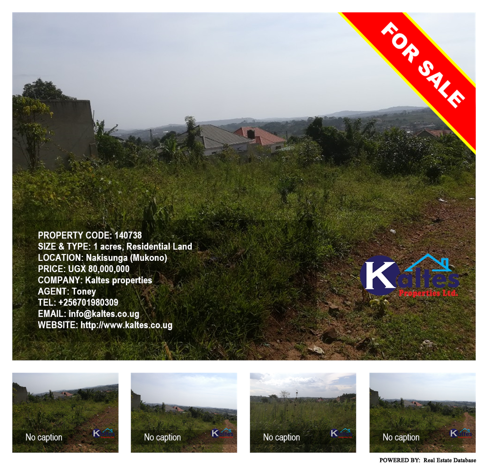 Residential Land  for sale in Nakisunga Mukono Uganda, code: 140738