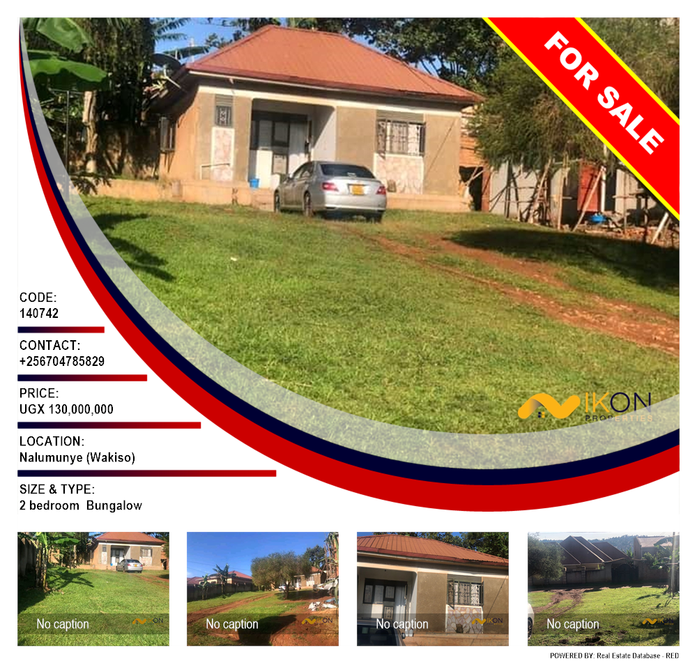 2 bedroom Bungalow  for sale in Nalumunye Wakiso Uganda, code: 140742