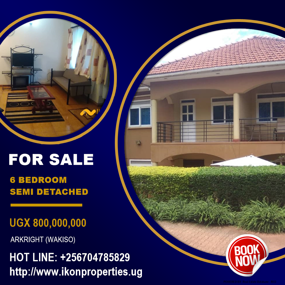 6 bedroom Semi Detached  for sale in Akright Wakiso Uganda, code: 140743
