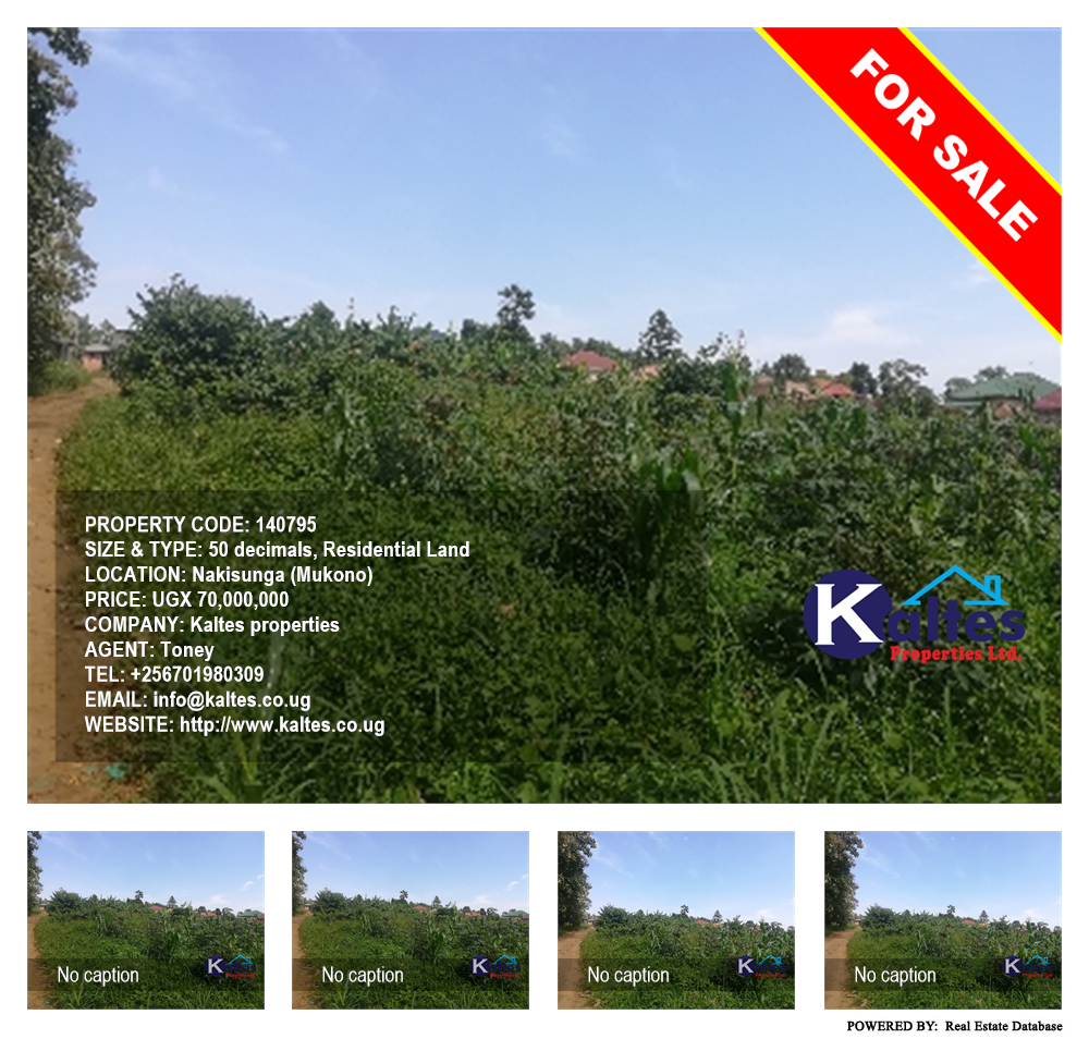 Residential Land  for sale in Nakisunga Mukono Uganda, code: 140795
