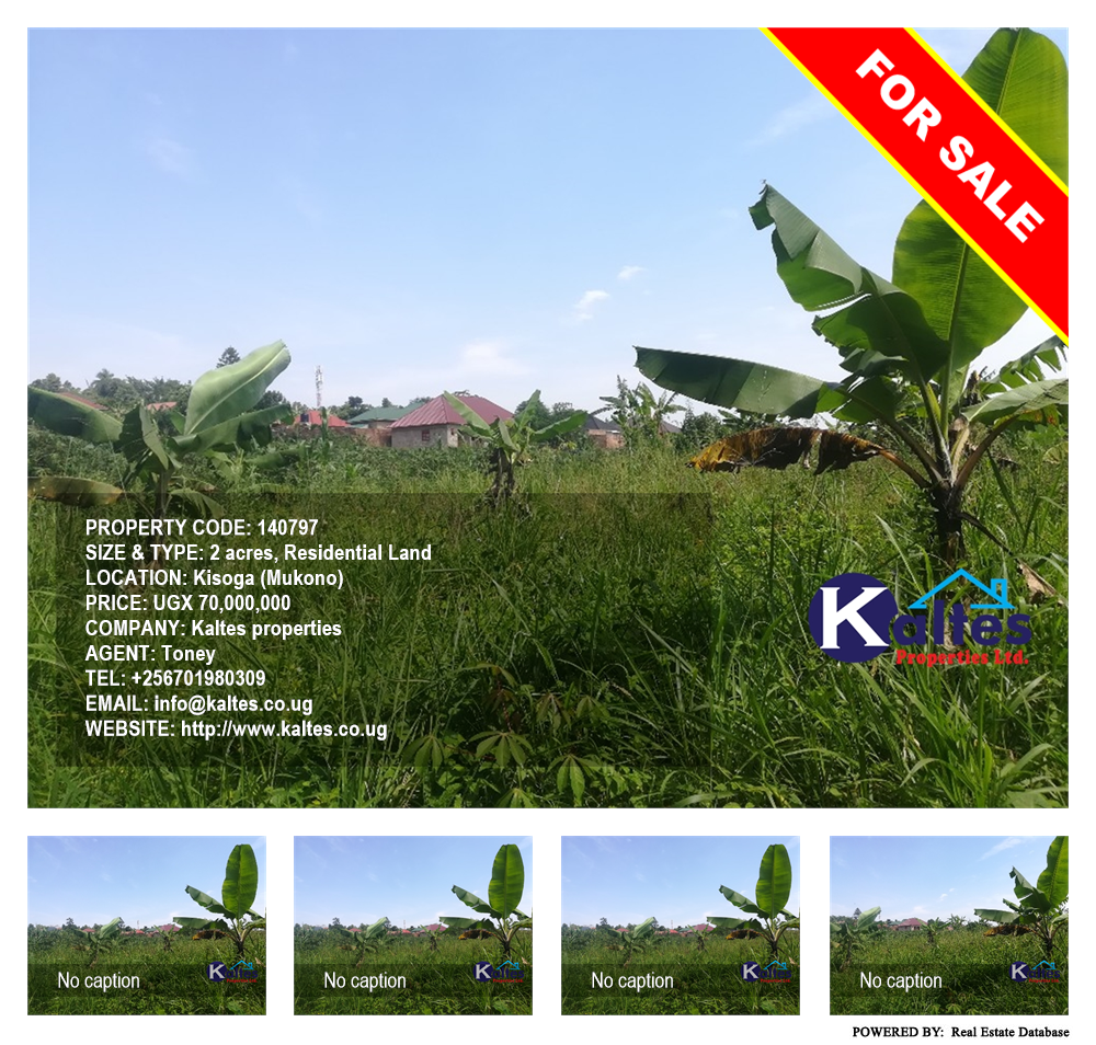 Residential Land  for sale in Kisoga Mukono Uganda, code: 140797