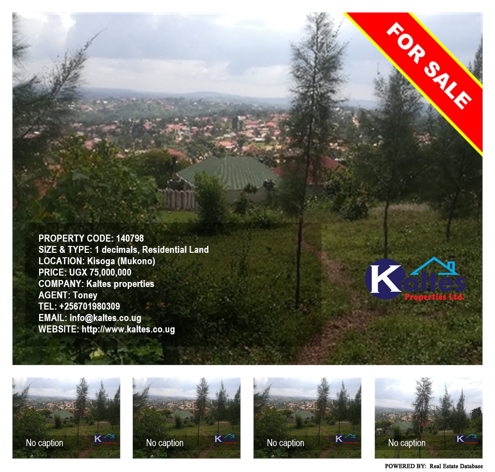 Residential Land  for sale in Kisoga Mukono Uganda, code: 140798
