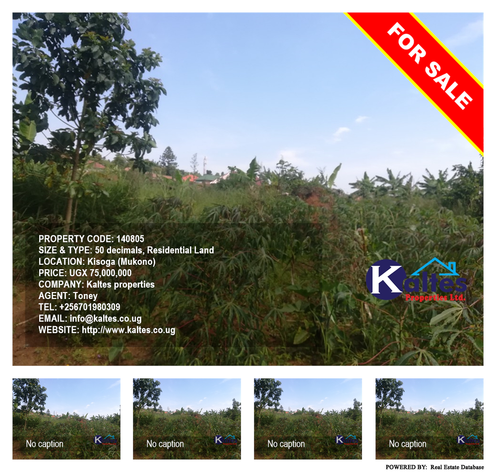 Residential Land  for sale in Kisoga Mukono Uganda, code: 140805