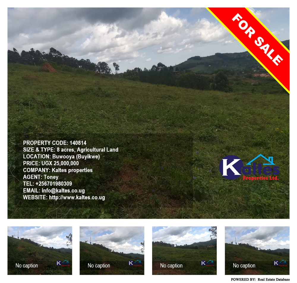 Agricultural Land  for sale in Buwooya Buyikwe Uganda, code: 140814